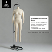 Großhandel Bekleidungsgeschäft Schneiderpuppe Stoff-Schaufensterpuppe Weiblicher Torso Hängende Schneiderpuppe für Modedesigner