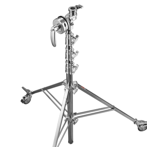 Trípode con soporte de luz para estudio de fotografía, 5 metros de alto rodamiento de carga, 30kg, cámara de película, vídeo de relleno - Product Image 4