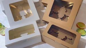 中国工厂供应批发价格高品质定制印刷个性化<span class=keywords><strong>2</strong></span> 4 6 9 12 24盒棕色白色分隔器纸杯蛋糕盒 - Product Image 6