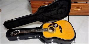 <span class=keywords><strong>Guitarra</strong></span> Acústica D26 de Alta Gama, Completamente Sólida, con Incrustaciones de Abulón, Hecha a Mano - Product Image 6