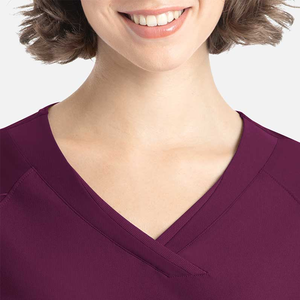 Bestex set seragam gosok kerah V, set celana Scrub celana lurus leher V untuk perawatan dokter rumah sakit, <span class=keywords><strong>Salon</strong></span> kecantikan - Product Image 2