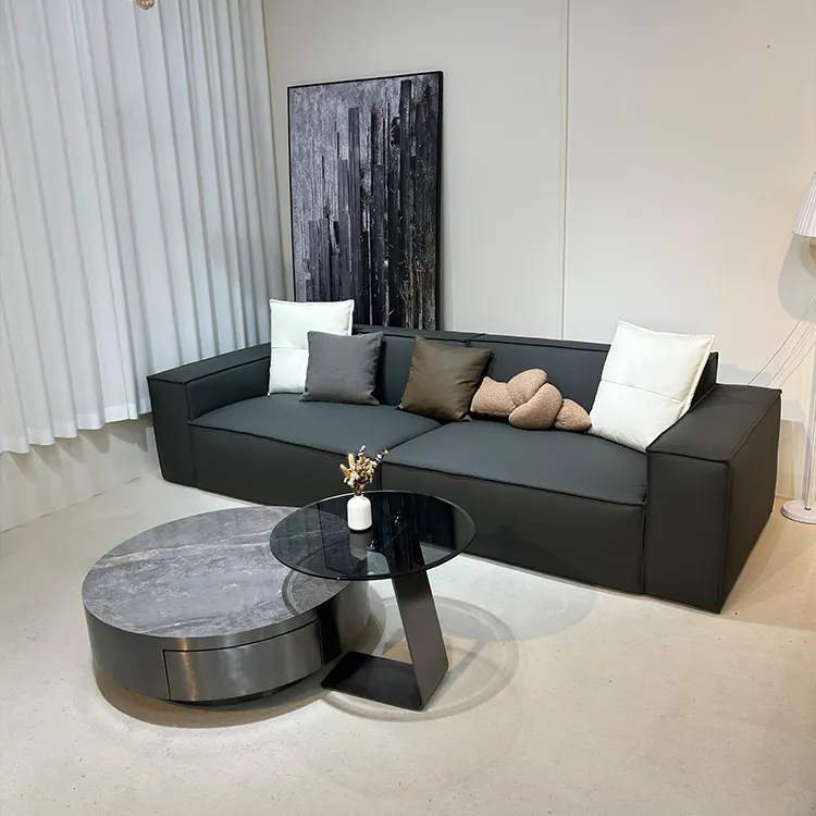 Moda modulare divano in pelle mobili per la casa appartamento divano componibile divano moderno 3 posti divano set mobili soggiorno divani