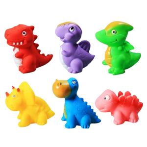 8cm -11cm dinosaurio vinilo juguetes personalizados Mini animales <span class=keywords><strong>de</strong></span> dibujos animados figura suave juguetes <span class=keywords><strong>de</strong></span> baño para niños - Product Image 3