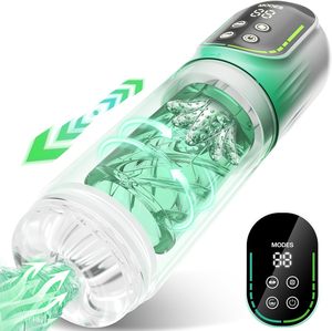 Produit transfrontalier très demandé : Godet de masturbation pour hommes, entièrement étanche, avec <span class=keywords><strong>massage</strong></span> automatique rotatif et effet de léchage de langue, pour usage adulte. - Product Image 1