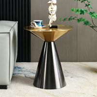 Table basse moderne et durable en métal de luxe, mobile, pour salle à manger et salon, usage domestique et hôtelier