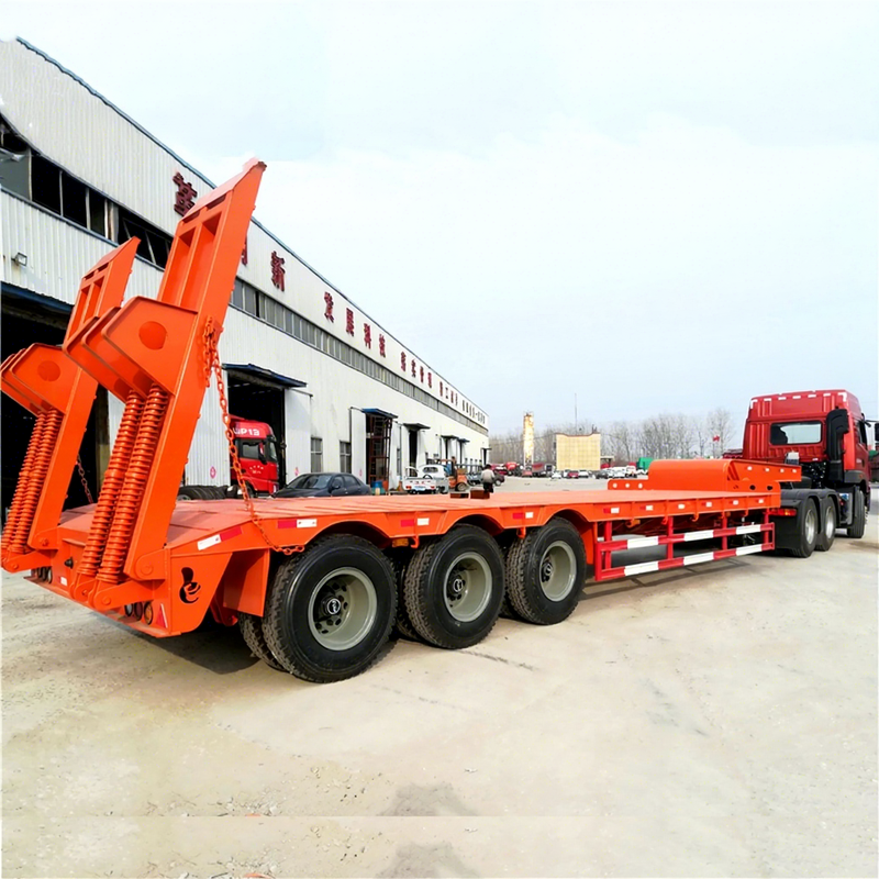 Loading Container Truck Trailer New Trailers