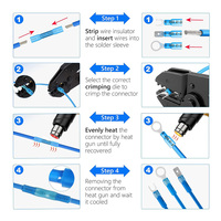 Kit d'assortiment de bornes à sertir sans soudure pour connecteurs de fil à déconnexion rapide
