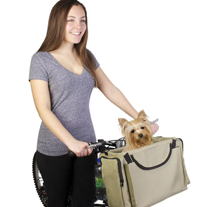 Vente en gros de sacs à bandoulière d'extérieur pour petits animaux de compagnie à faces souples personnalisés panier à vélo pour animaux de compagnie - Product Image 6