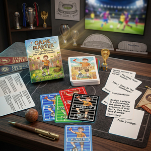 <span class=keywords><strong>Jeu</strong></span> de cartes éducatif sur le thème du sport, Soccer Master, <span class=keywords><strong>jeu</strong></span> de stratégie avec boîte rigide personnalisée pour les étudiants - Product Image 1