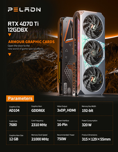 การ์ดจอ RTX 4070 Ti GPU Geforce 12GB GDDR6X 192-bit 16 พิน สำหรับเล่นเกม - Product Image 3