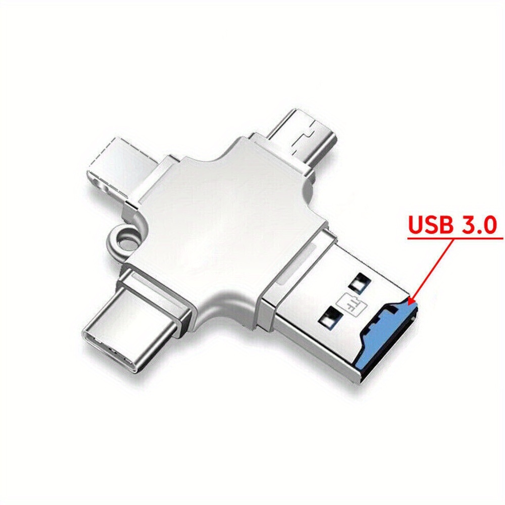 Adattatore Card Reader USB 3.0 Tipo C OTG Per IPhone Android PC - Leggi TF