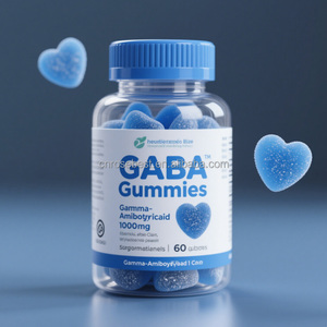 Gommes GABA avec étiquette personnalisée OEM pour l'anxiété et la gestion de l'humeur Gommes GABA avec supplément santé à prix d'usine