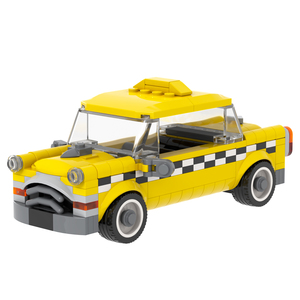 Modèle de voiture de <span class=keywords><strong>taxi</strong></span> MOC City à <span class=keywords><strong>New</strong></span> <span class=keywords><strong>York</strong></span>, ensembles de blocs de construction en plastique pour enfants, jouets MOC4160 - Product Image 2