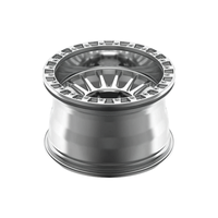 Jantes en alliage forgé X-RIMS 5x112 5x120 15-20 pouces Chrome Beadlock Mesh Concave 6 trous pour SUV tout-terrain