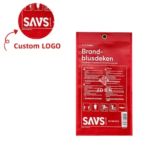 定制尺寸礼品盒家用防火安全野营应急防火毯 - Product Image 6