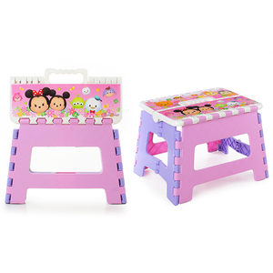 Print Heat Cute Kids Kitchen <strong>Fold</strong> <strong>up</strong> Home <strong>Stool</strong> Picnic Space Saving Plastic Retractable Foldable <strong>Stool</strong> - Product Image 6