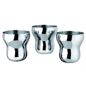3 Pcs <b>Set</b> <b>Bathroom</b> Tumbler with Belly Design <b>Bathroom</b> <b>Accessories</b> <b>Set</b> at Wholesale Price Stainless Steel - Product Image 1