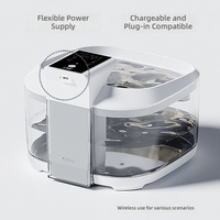Fontaine à eau sans fil rechargeable 32L pour chiens et chats, best-seller transfrontalier, sans prise, avec circulation automatique de l'eau