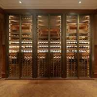 Armoire réfrigérée à vin industrielle à deux zones, en bois de hêtre, avec casier à vin intégré, réfrigérateur à vin et boissons pour salon, restaurant