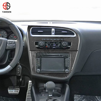 Autocollant en fibre de carbone pour SEAT Leon 2005 2006 2007 2008 2009 2010 2011 2012 Accessoires d'intérieur