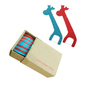 <span class=keywords><strong>Fil</strong></span> <span class=keywords><strong>dentaire</strong></span> biodégradable pour enfants, forme d'animal mignon, design personnalisé, végétalien - Product Image 1