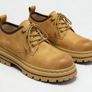 Botas Formales de Cuero Genuino para Hombre, Personalizables, de Lujo, Impermeables, con Cordones, para Oficina y Carrera Profesional - Product Image 1