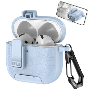 Étui de <span class=keywords><strong>chargeur</strong></span> sans fil AOERMEI anti-chute et anti-choc en plastique PU avec autocollant pour 3 et 4 - Product Image 4