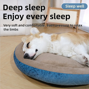 Hot Sale Large Orthopedic Memory Foam <strong>Pet</strong> Bed Waterproof Velvet Plush Cute Style Washable Sleeping Mat Cats <strong>Dogs</strong> Small Design - Product Image 3