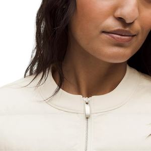 OEM Personnalisé Manteaux d'hiver longs à manches longues de qualité supérieure en blanc uni confortables et chauds pour femmes - Product Image 2