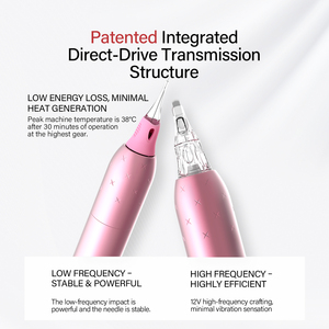 Kits de <span class=keywords><strong>machine</strong></span> PMU manuelle NUOJO Luxe Rose <span class=keywords><strong>Pro</strong></span>, <span class=keywords><strong>machine</strong></span> à tatouer pour maquillage permanent des sourcils, certifiée CE, garantie 1 an, universelle - Product Image 5