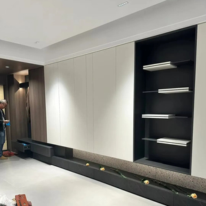 <span class=keywords><strong>Meuble</strong></span> <span class=keywords><strong>TV</strong></span> mural de style bois moderne pour salon, chambre ou entrée - Meubles pour la maison ou l'hôtel - Product Image 3