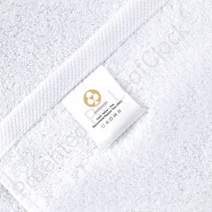 2 Inch Satin printed Hand Towel Labels at Rs 1/piece