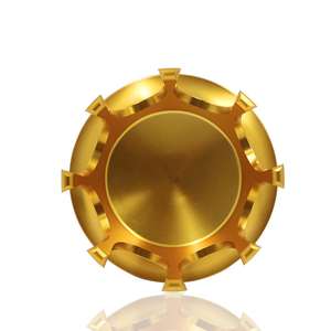 Bouchon de réservoir d'essence en aluminium avec couronne de roi pour moto, filetage droit, pour Harley Sportster - Product Image 4