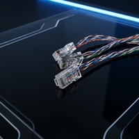 Câble de connexion réseau OEM ODM, connecteur RJ45, fiche et prise, câble blindé gaine de protection, faisceau de câbles personnalisé