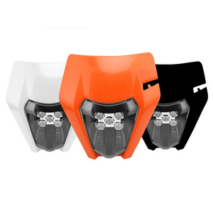 Luz LED de circulación diurna para motocicleta ZUQING, 5 fuentes LED, negro, blanco, naranja, para bicicleta todoterreno KTM - Product Image 1