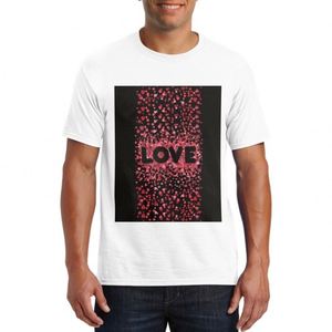 2024 popolare coppia di lettere a casa <span class=keywords><strong>con</strong></span> <span class=keywords><strong>cuore</strong></span> <span class=keywords><strong>rosso</strong></span> a manica corta t-shirt <span class=keywords><strong>con</strong></span> parole proprie da uomo che stampano t-shirt regalo per san valentino - Product Image 3