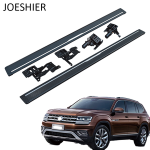 JOESHIER Luxury Full Set Aluminum Alloy Off-Road Protection Electric Power Side <b>Step</b> Running <b>Board</b> For VW TERAMONT 2016+ - Product Image 1