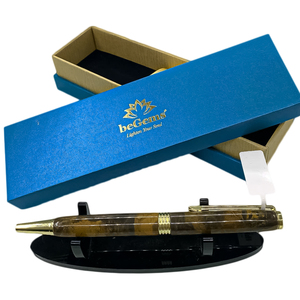 BeGems <b>Feng</b> <b>Shui</b> Collection Tiger Eye Metal Polished Finish Ballpoint <b>Pen</b> Factory Supplier Luxury Resin Personalised Ballpoint - Product Image 3