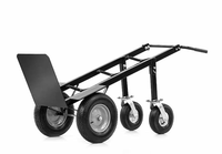 Chariot pliable en acier inoxydable pour château gonflable, chariot de transport robuste, certifié CE, garantie 1 an