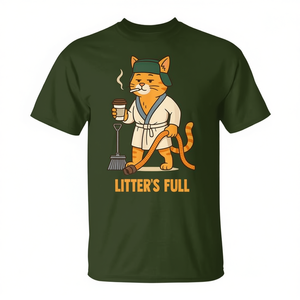 T-shirt natalizia Litter'S Full Cat Parody per gli amanti dei gatti - Product Image 2