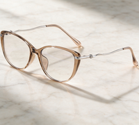 Nouvelles lunettes pour femmes, lunettes photochromiques TR90 anti-lumière bleue, montures de lunettes pour femmes