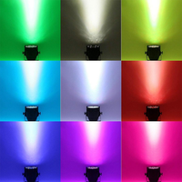 U'king 70W 6ch Dmx512 Rgbw Carcasa de aluminio Parle Light Efecto de escenario Iluminaciones Dj Par Led 54x3W Rgbw