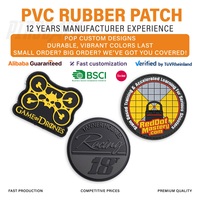 Patch en caoutchouc personnalisé avec logo 3D, en silicone souple et PVC, à thermocoller ou à coudre, pour vêtements, jeans et chapeaux