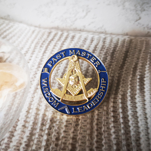 Épingles de revers maçonniques exquises |   Badge maçonnique Past Master 3,3 cm en alliage de zinc, accessoires pour hommes pour tenues professionnelles et formelles - Product Image 3