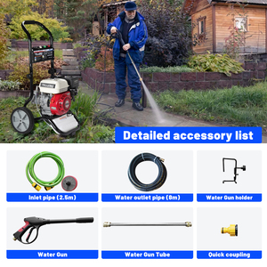 Idropulitrice Portatile a Benzina Senza Fili 3100psi/213bar per Pulizia Profonda di Attrezzature Fuoristrada - Product Image 5