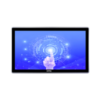Panel PC Industrial con Pantalla Táctil Impermeable KDS de 18.5 Pulgadas, Soporte de Pared para Sistema de Visualización en Restaurantes y Cocinas, Compatible con VESA