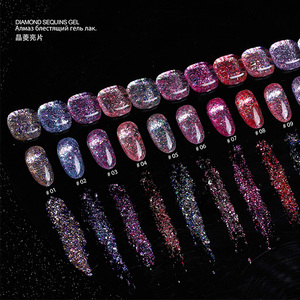 Luxueux Couleurs Mélangées Diamant Paillettes Paillettes UV Gel Polonais pour Nail Art Décoration Soak off - Product Image 6
