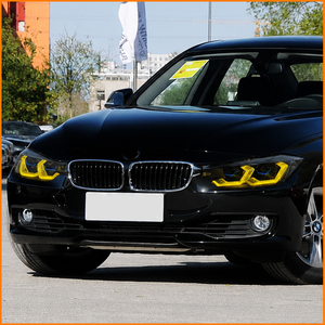 Faros Delanteros LED con Diseño OSS de Ojos Dorados para <span class=keywords><strong>BMW</strong></span> Serie 3 F30 F35 2013-2019, Proyector de Lente Láser Dual Directo, Conjunto de Faros DRL - Product Image 3