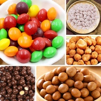 Machine à Enrober les Snacks Sucre Bonbons Chocolat, Enrobeuse à Tambour Rotatif, Assaisonnement pour Chips, Caramel Pop-corn, Alimentaire et Arachides