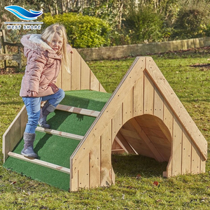 Ensemble de jeux Montessori d'extérieur en bois pour enfants, garderie, garderie, garderie, mobilier pour enfants - Product Image 1